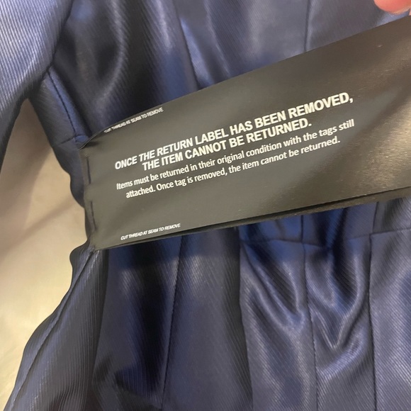 Kay Unger Neva Cocktail Dress - NWT - Size 4 - Navy Blue - Picture 6 of 6